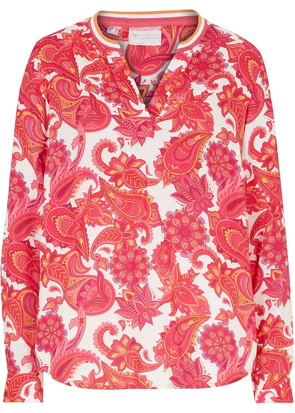 Blusetunika i lett viskose, bonprix
