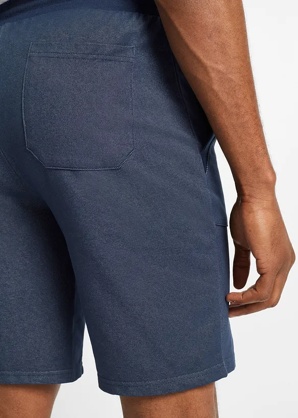 Sweat-bermuda med denim-look, bonprix