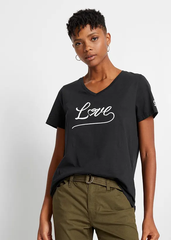 Topp med print, bonprix