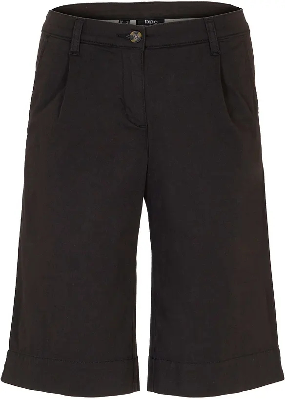 Vid shorts i twill, bonprix
