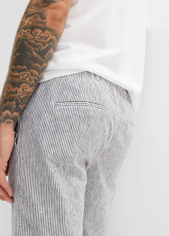 Bermudashorts i linmiks, Regular Fit, bonprix