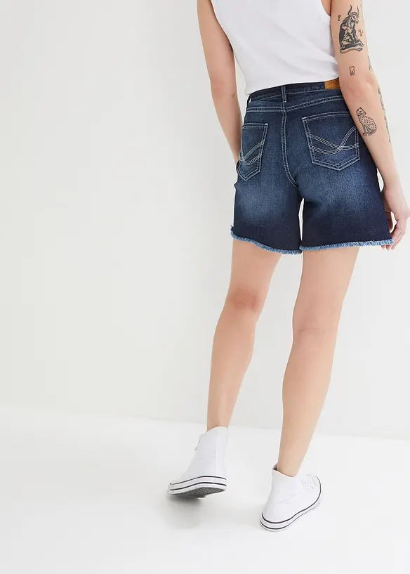 Jeansshorts, Mid Waist, stretch, bonprix
