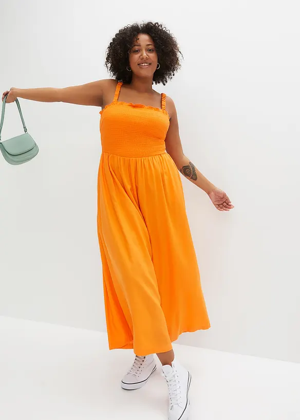Jumpsuit i lett viskose, bonprix