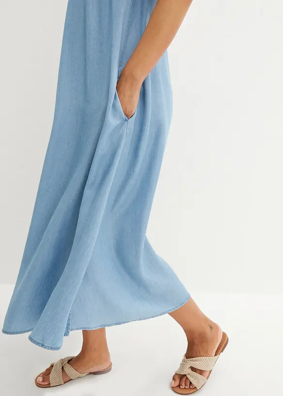 Jeanskjole av lett lyocell, bonprix