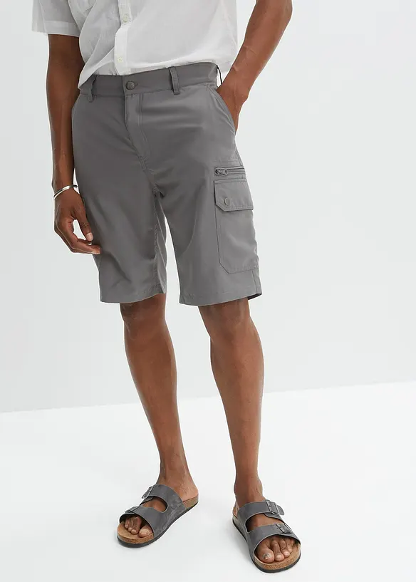 Cargo-bermudashorts i mikrofiber, Regular Fit, bonprix