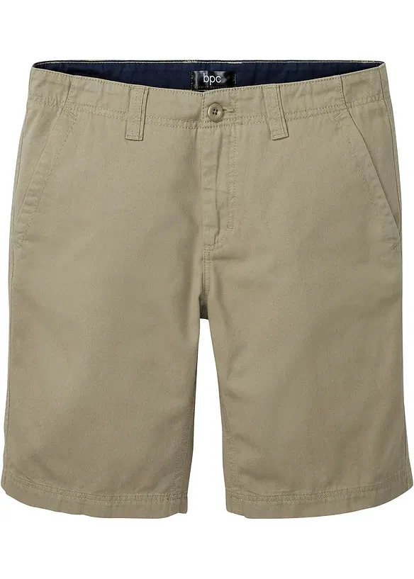 Chinos-bermuda i ren bomull, Regular Fit, bonprix