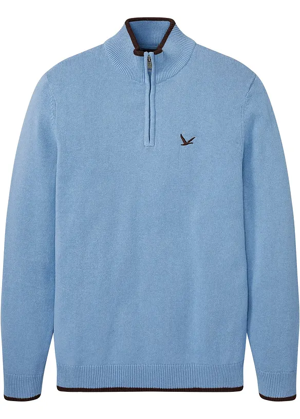 Troyer-genser med resirkulert bomull, bonprix