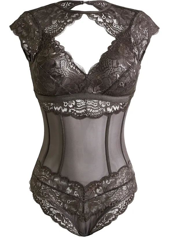 Body med nydelige blonder, bonprix
