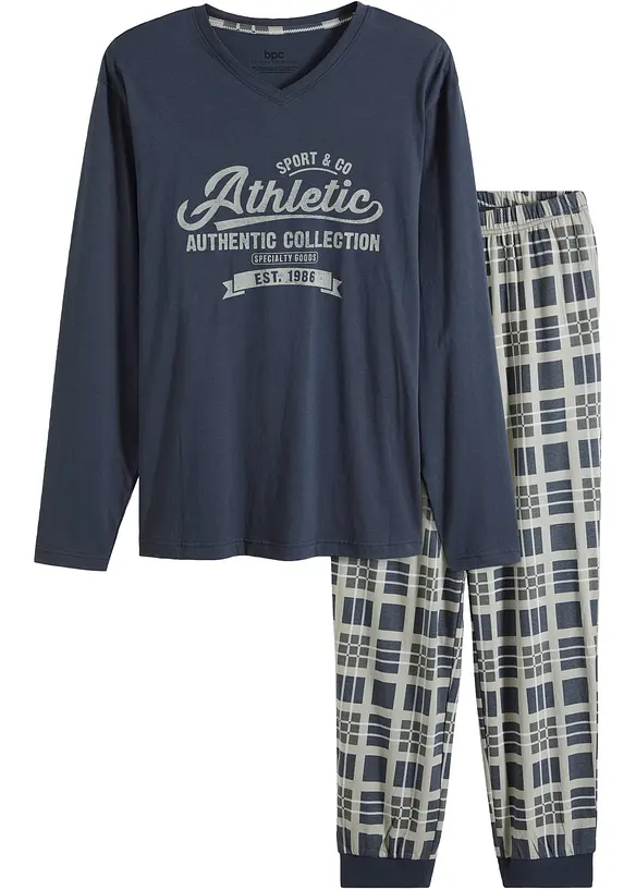 Pyjamas i 100% økologisk bomull, bonprix