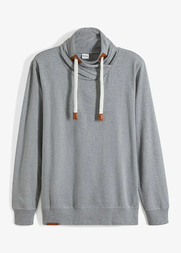 Sweatshirt med sjalskrage, bonprix