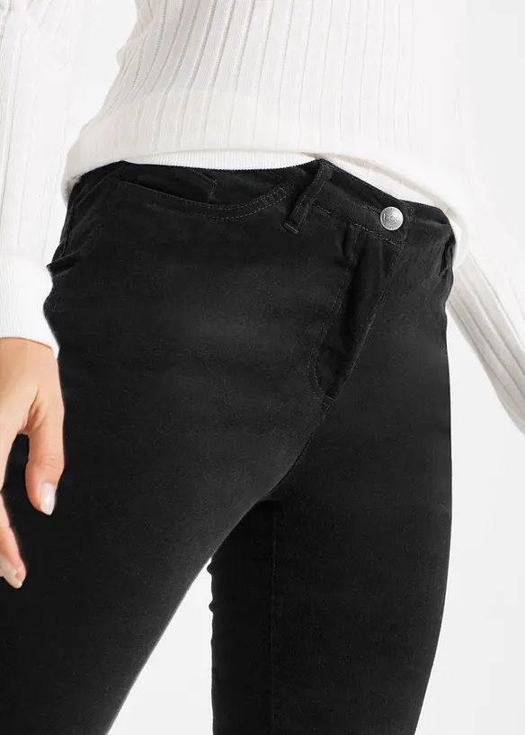 Stretch-cordbukse, Slim Fit, bonprix