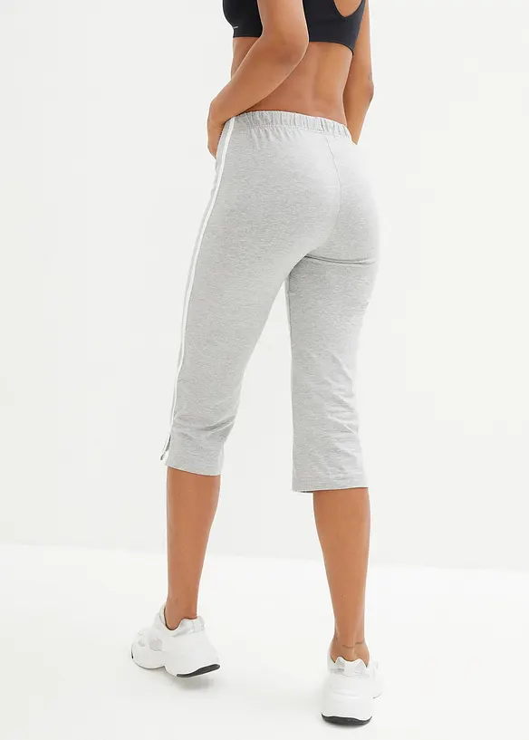 Capribukse av bomull med stretch (2-pack), bonprix