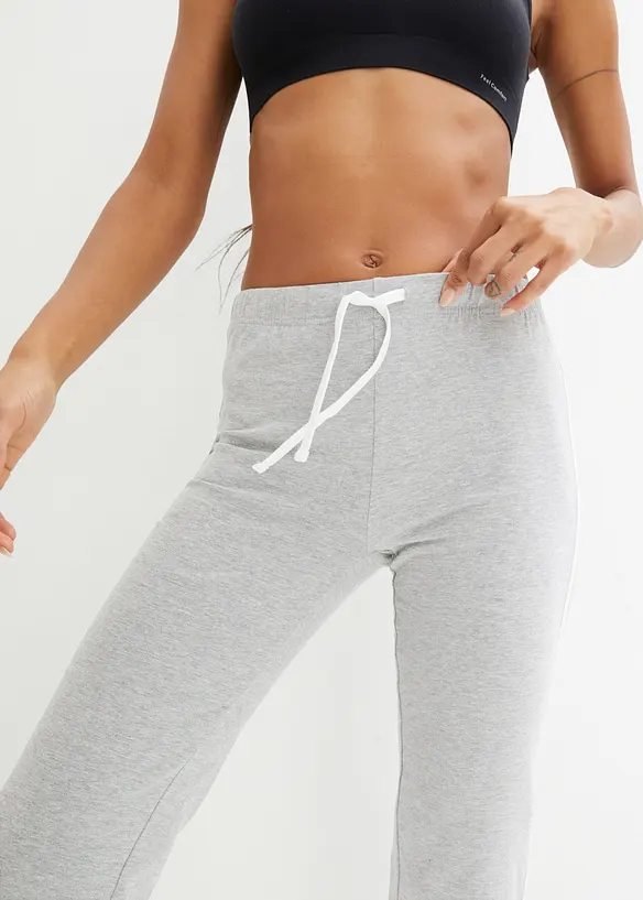 Capribukse av bomull med stretch (2-pack), bonprix
