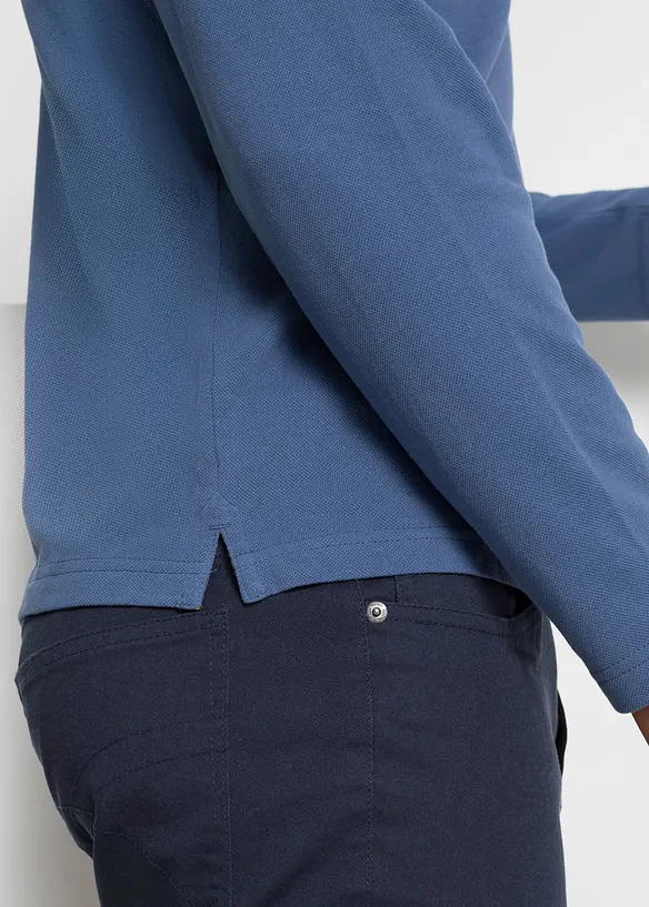 Poloskjorte i 100% økologisk bomull (2-pack), bonprix