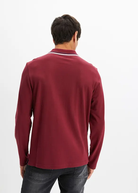 Poloskjorte i 100% økologisk bomull (2-pack), bonprix