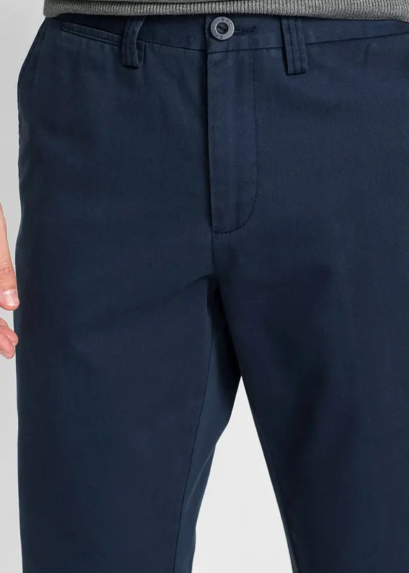 Chinos i ren bomull og Regular Fit-modell, Straight, bonprix