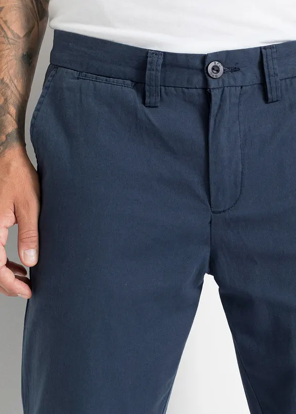 Chinos i ren bomull og Regular Fit-modell, Straight, bonprix
