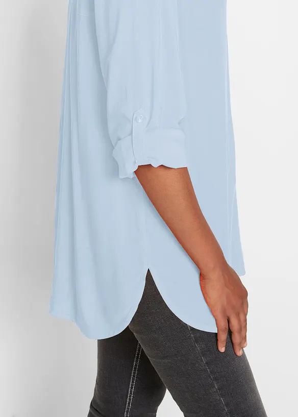 Blusetunika i myk viskose, bonprix