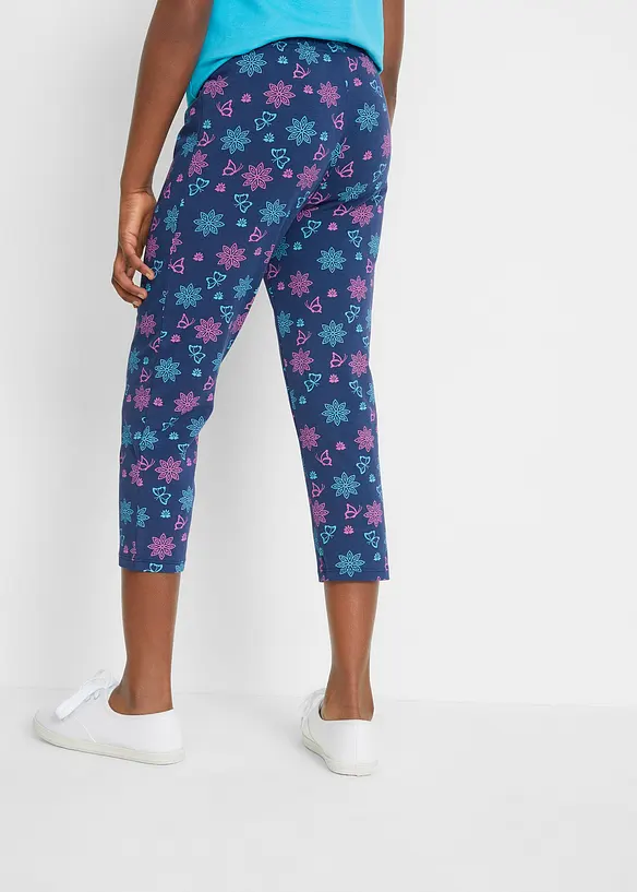 Caprileggings med økologisk bomull (2-pack), bonprix