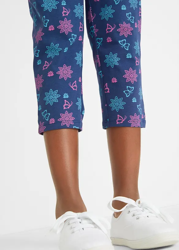 Caprileggings med økologisk bomull (2-pack), bonprix