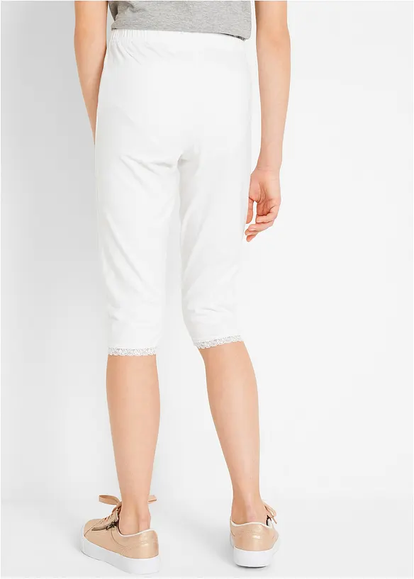 Caprileggings med økologisk bomull (2-pack), bonprix