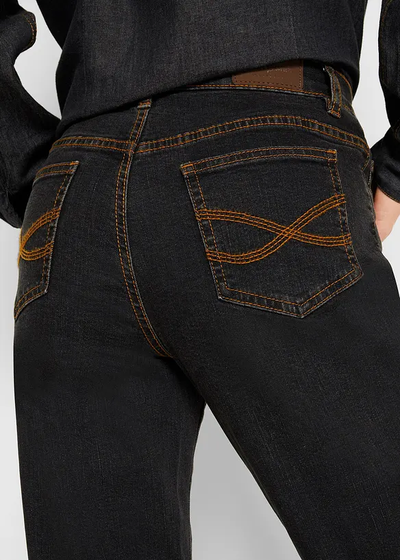 Mom-jeans Mid Waist, long, bonprix