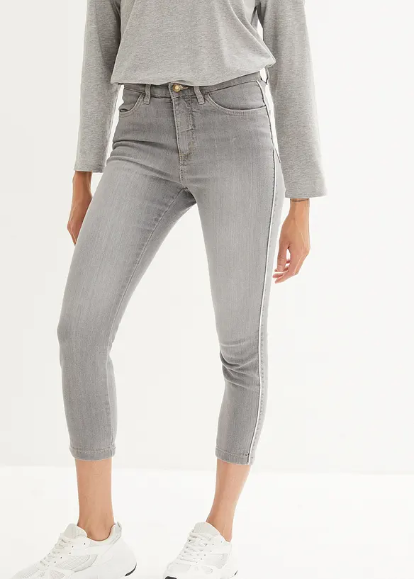 Skinny, komfort 7/8-jeans med stretch, bonprix