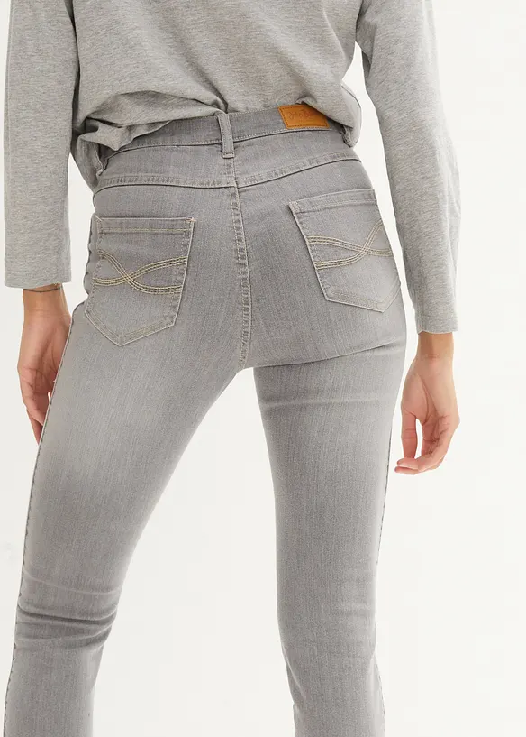 Skinny, komfort 7/8-jeans med stretch, bonprix