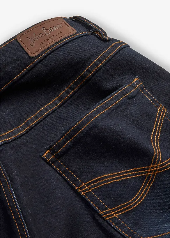 Bootcut-jeans Mid Waist, formende, bonprix