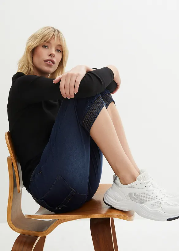 Caprijeans med stretch, bonprix