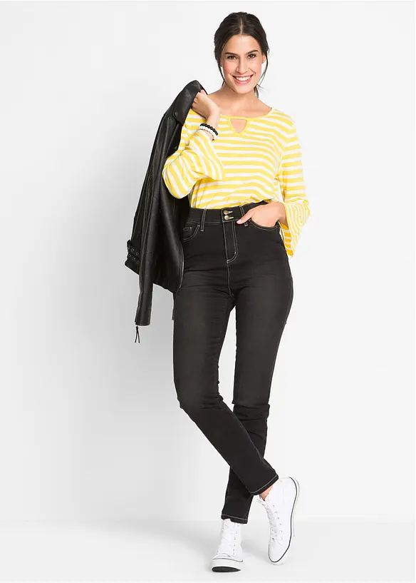 Slim Fit-jeans High Waist, super stretch, bonprix