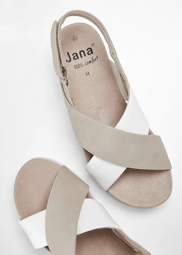Sandaler i behagelig bredde fra Jana, Jana