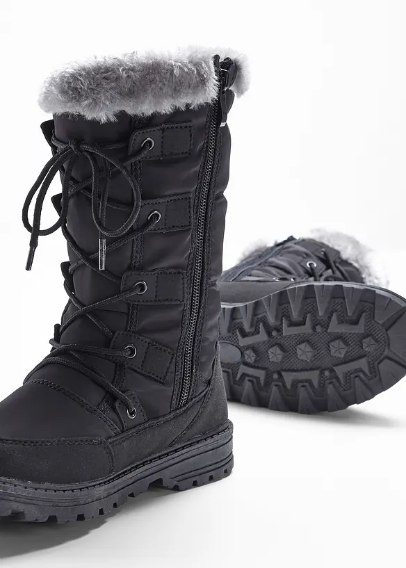 Vinterboots med snøring, bonprix