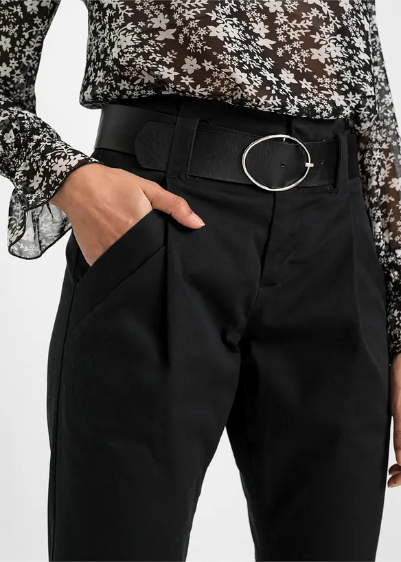 Bomullsbukse med legg, bonprix