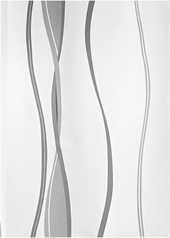 Gardin med bølgemønster (1-pack), bonprix