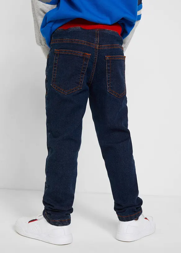 Regular Fit-termojeans med jerseyfôr, Straight, bonprix