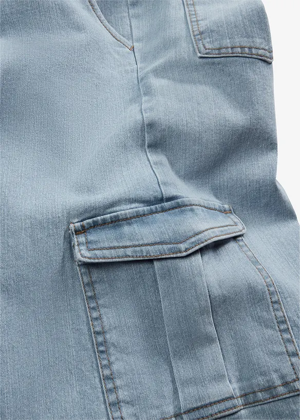 Cargojeans Mid Waist, Wide Leg, bonprix