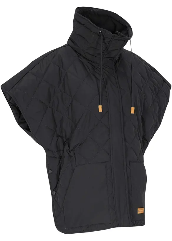 Oversized vattert funksjons-vest, vannavvisende, bonprix