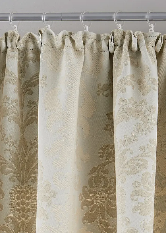 Lystett gardin i jacquard med termofunksjon (1-pack, bonprix