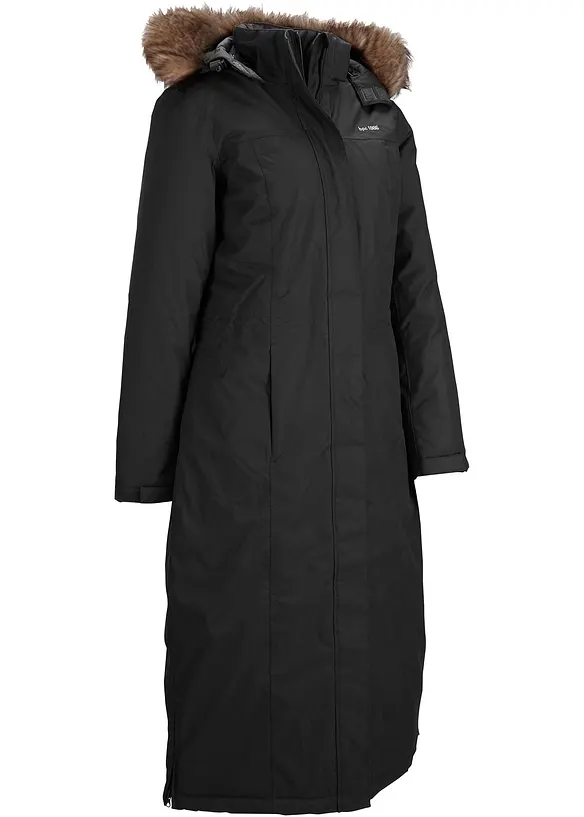 Outdoor-kåpe med fuskepels, vanntett, bonprix