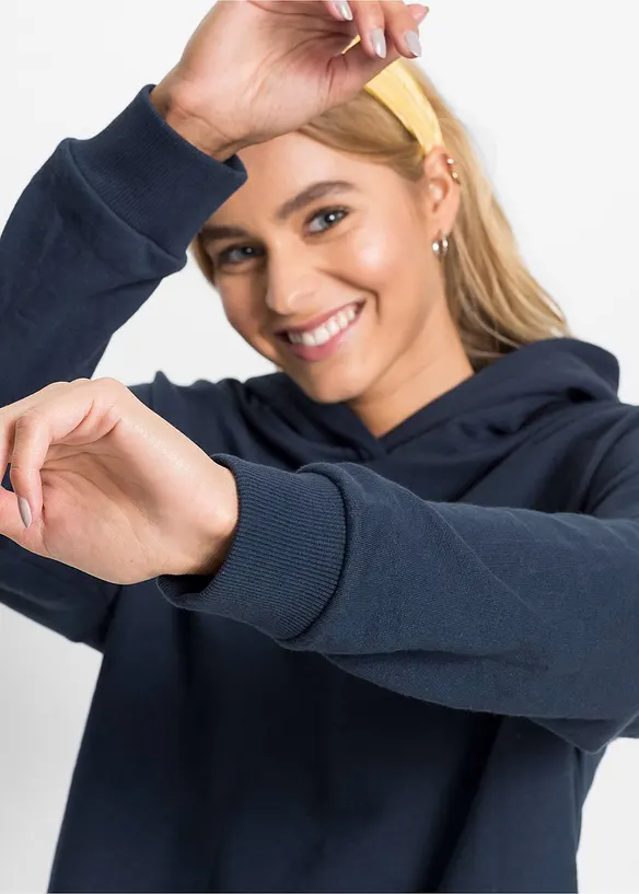Sweatkjole i 2-i-1-stil, bonprix