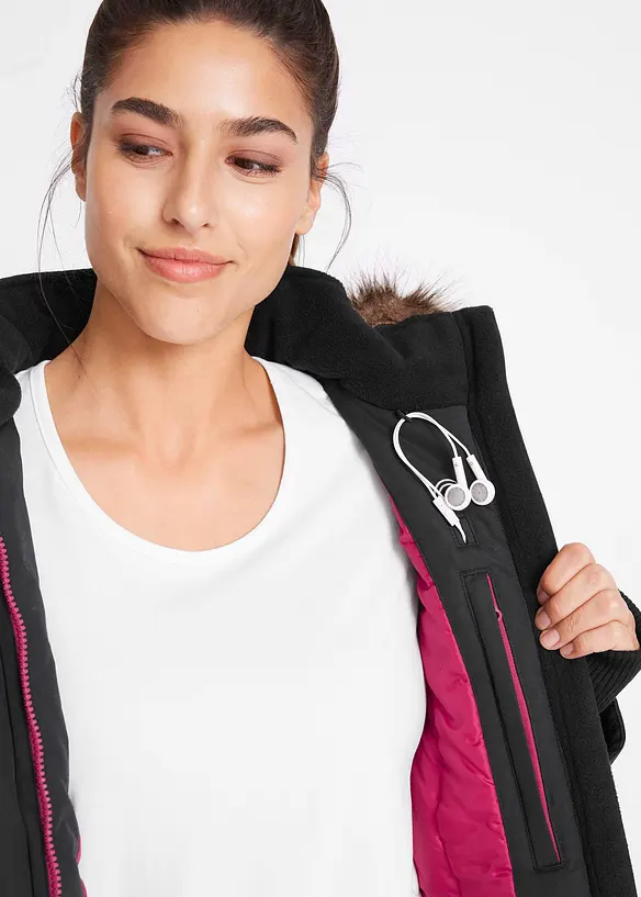 Vattert parkas i vanntett materiale, bonprix