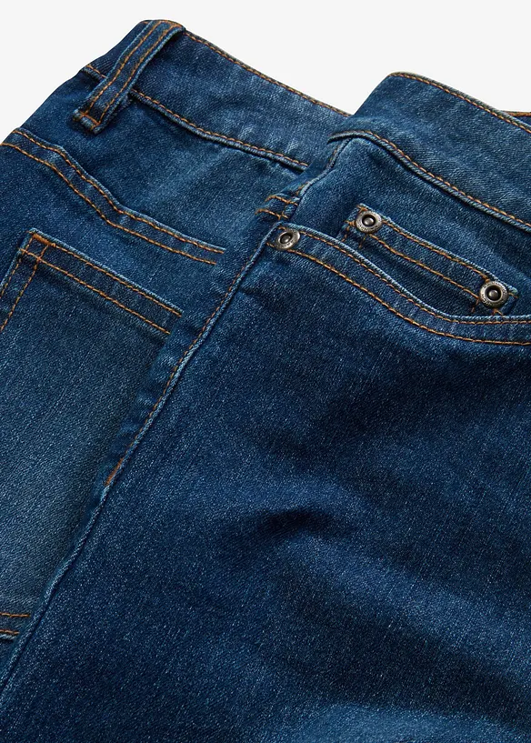Wide Leg-jeans, Mid Waist, stretch, bonprix