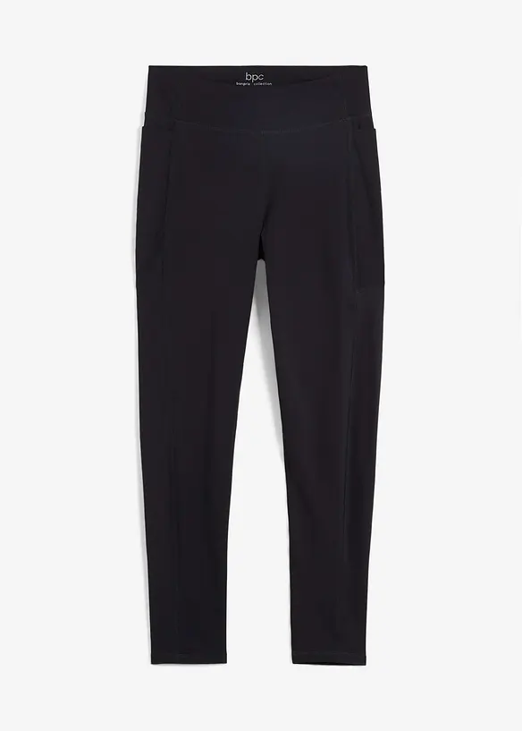 Ultrasoft treningsleggings med lommer i siden, ankellang, bonprix