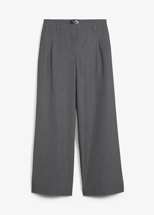 Bukse med legg og høy midje med komfortlinning, bonprix