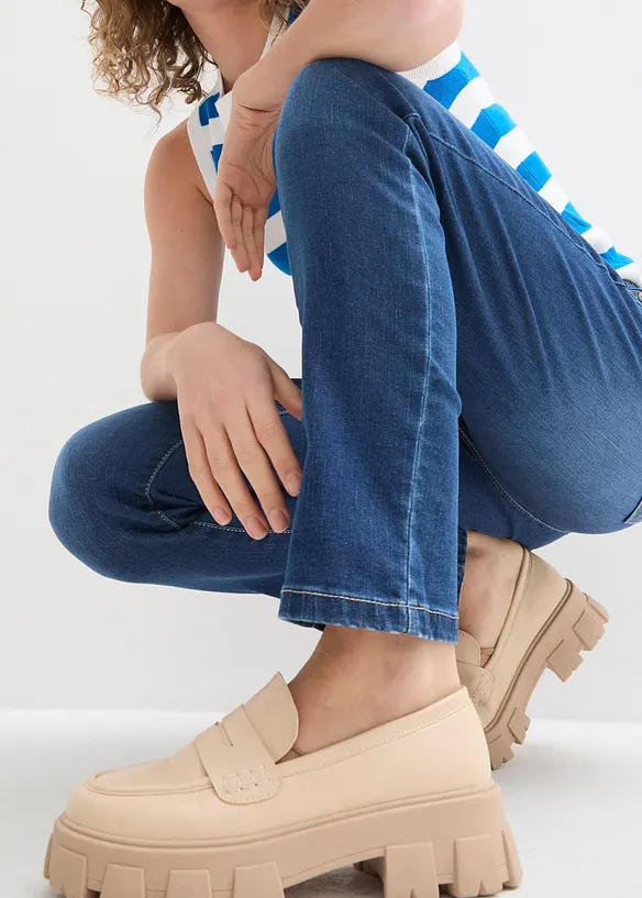 Boyfriend-jeans Mid Waist, Stretch, bonprix