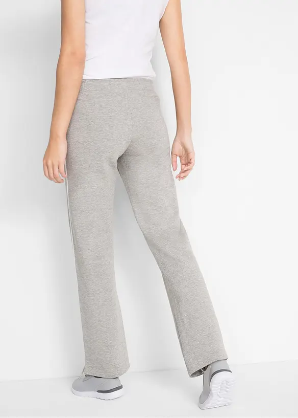 Joggebukse i formstabilt materiale i 100% bomull (2-pack), bonprix