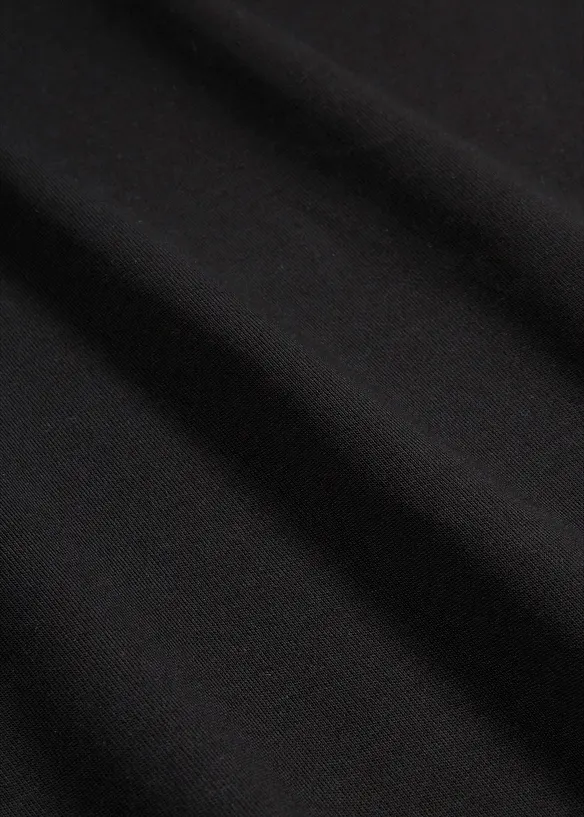 Oversized topp i formstabil økologisk bomull, bonprix