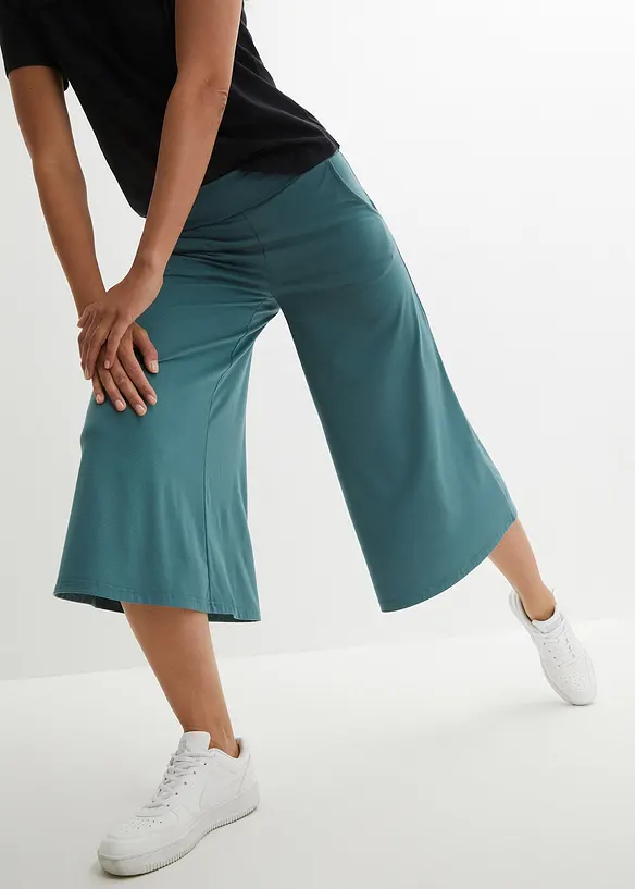 Loungewear culotte med vide ben, bonprix