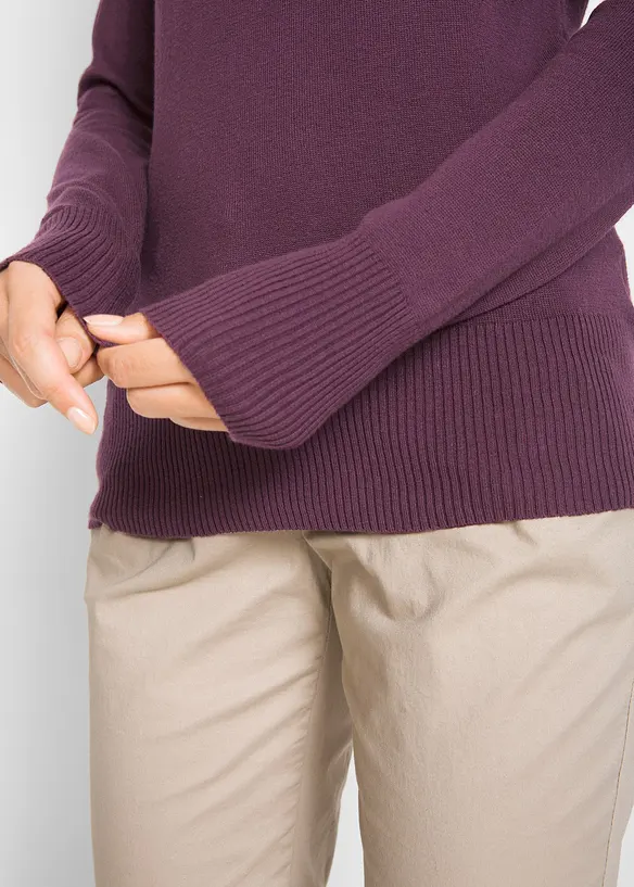 Basic genser med rullekrage, bonprix